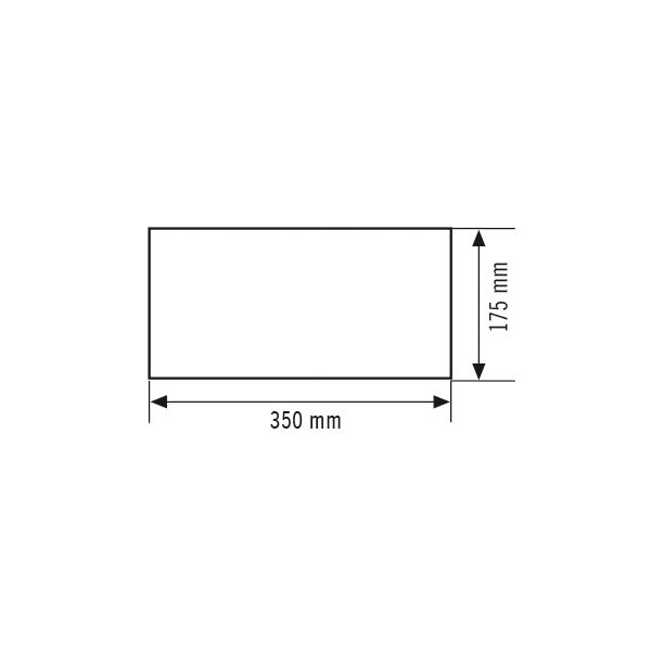 Piktogramm Ausgang Acrylglasplatte dpls Doppelseitig