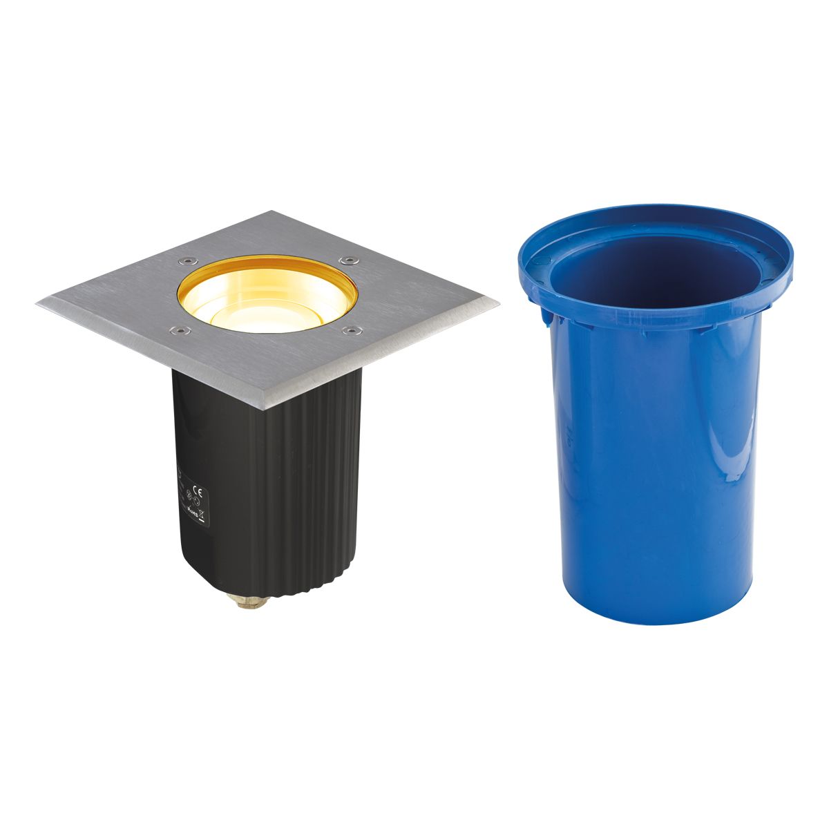 LED-Bodeneinbauleuchte 5W 2700K 355lm 230V IP67 LED austauschbar 1LED GU10