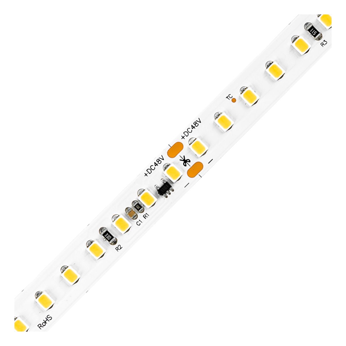 LED-Lichtband 4,8W/m konfekt. ws 4000K LED nicht austauschbar 130Stk/m IP20 DC