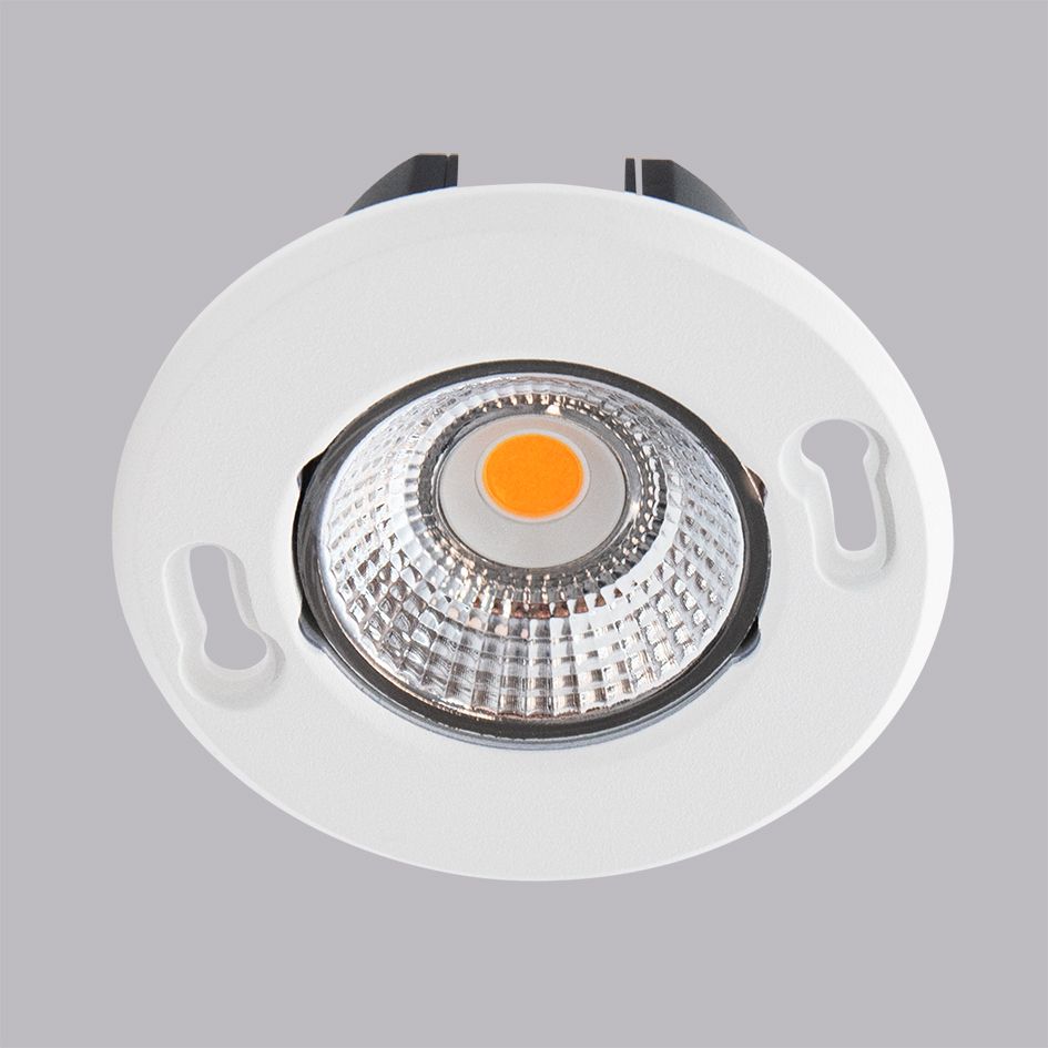 LED-Deckeneinbauleuchte MULTISCREW 5W ws 3000K 430lm Konv IP44 Ø80x43mm