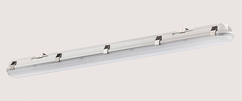 LED-Feuchtraumleuchte LUNA BL 39W 4000K 5400lm ws Konv IP65 1200x90x80mm