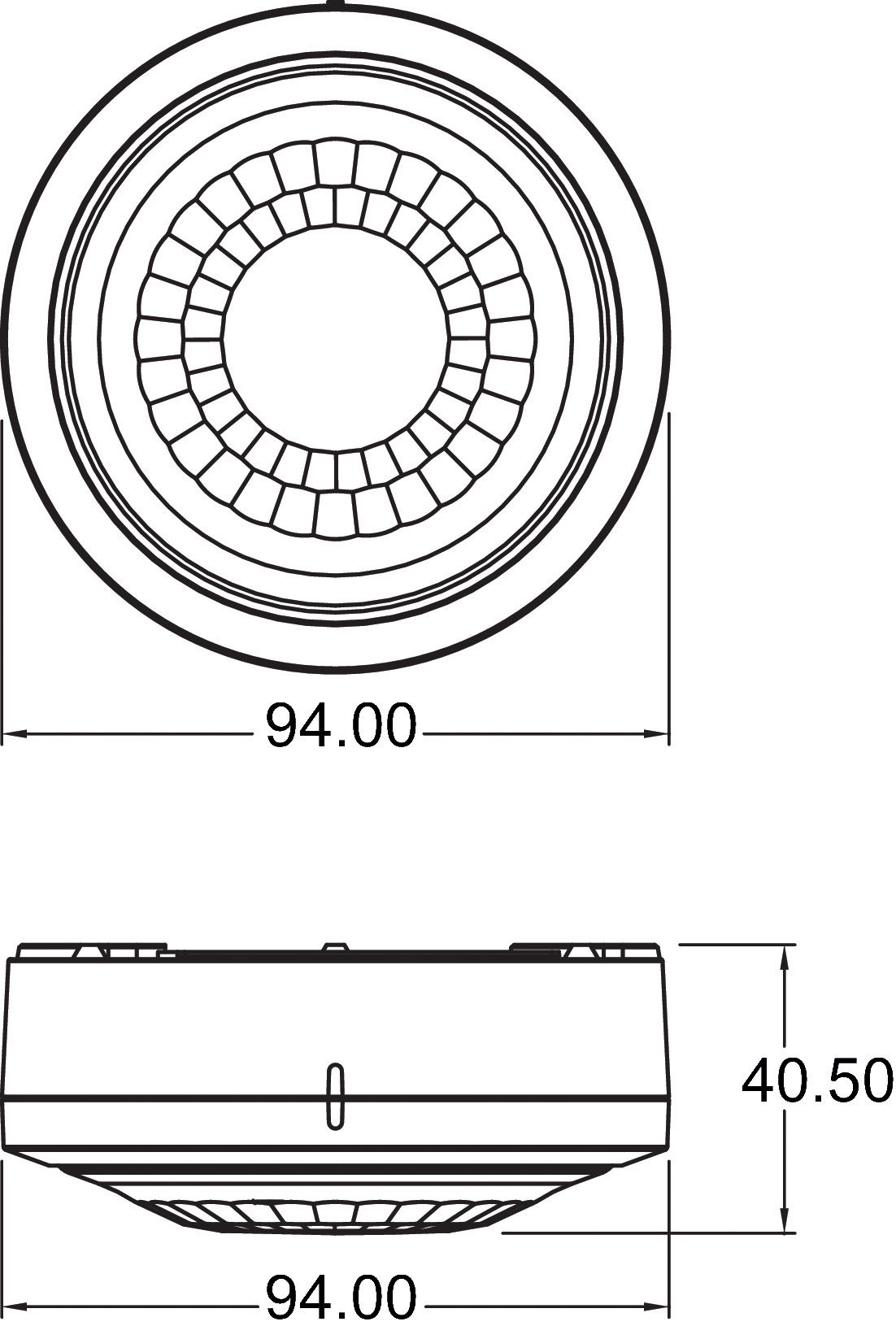 Präsenzmelder AP 0-360° 230V ws mt IP54 fernb 2300W