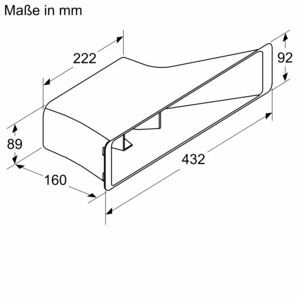 Adapter sw eckig Kst