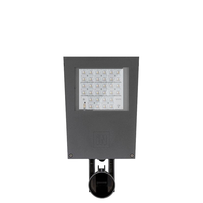 LED-Aufsatzleuchte 67W 60-76mm 4000K Alu THEOS/THEOS-LUM+MAXI 9595lm anth Gl_tr