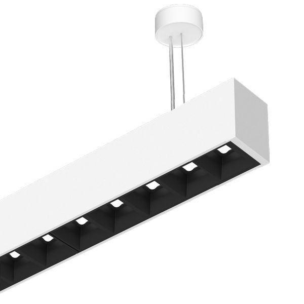 LED-Pendelleuchte 45,4W 4000K 5340lm ws Konv sym 1LED LED nicht austauschbar