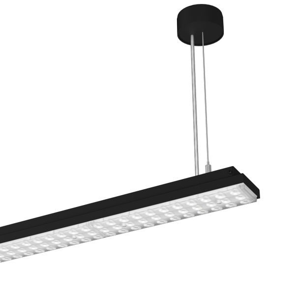 LED-Pendelleuchte 12,4W 3000K 1640lm sw Konv 1LED LED nicht austauschbar IP20