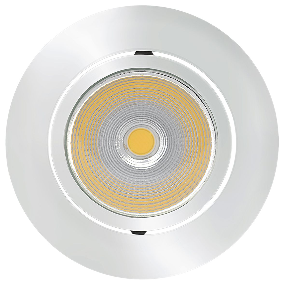 LED-Einbaustrahler 7,5W 2700K 470lm Konv chr glz 1LED Alu IP40 RF:hochglänzend
