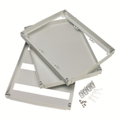 Abdeckung Verteilerfeld 161,8x279x79,4mm Kst IP20 Schnellschließend