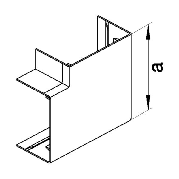 Flachwinkel LF-K HFT 110x40mm Kst unbeh lgr RAL7035 hfr