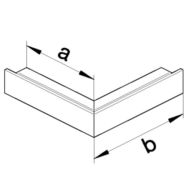 Außeneck LF-K 45x30mm 90° si UT/OT ST f.Funkterh