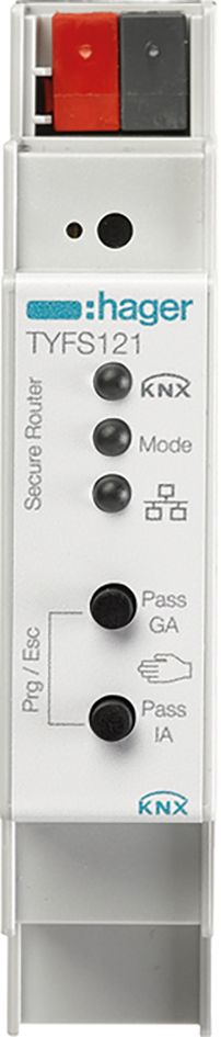 Schnittstelle LAN KNX Pow REG LED 1TE IP20 Powernet m.LED-Anz