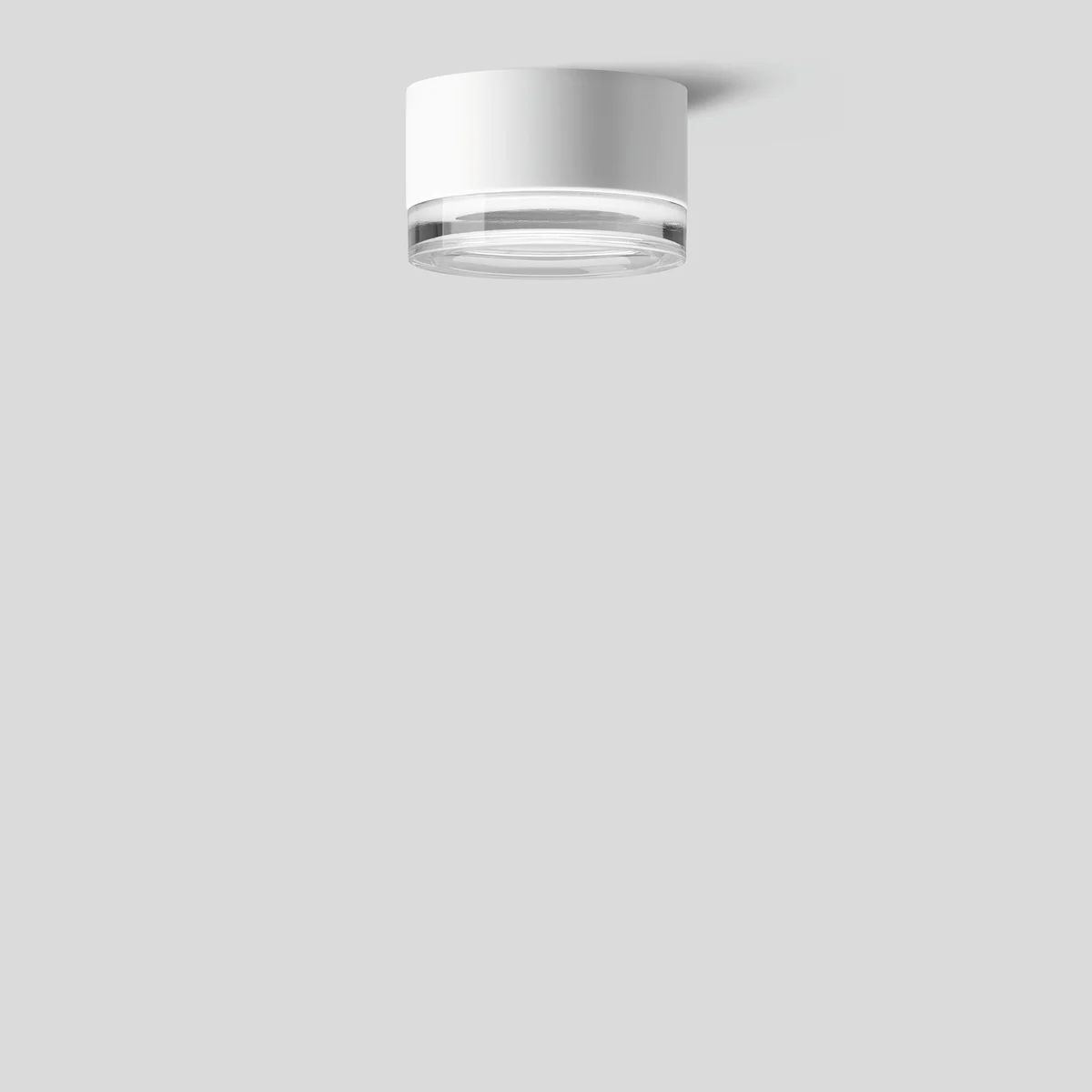 LED-Deckenanbauleuchte 9,7W 2700K 943lm ws Konv IP20 Ø120x75mm