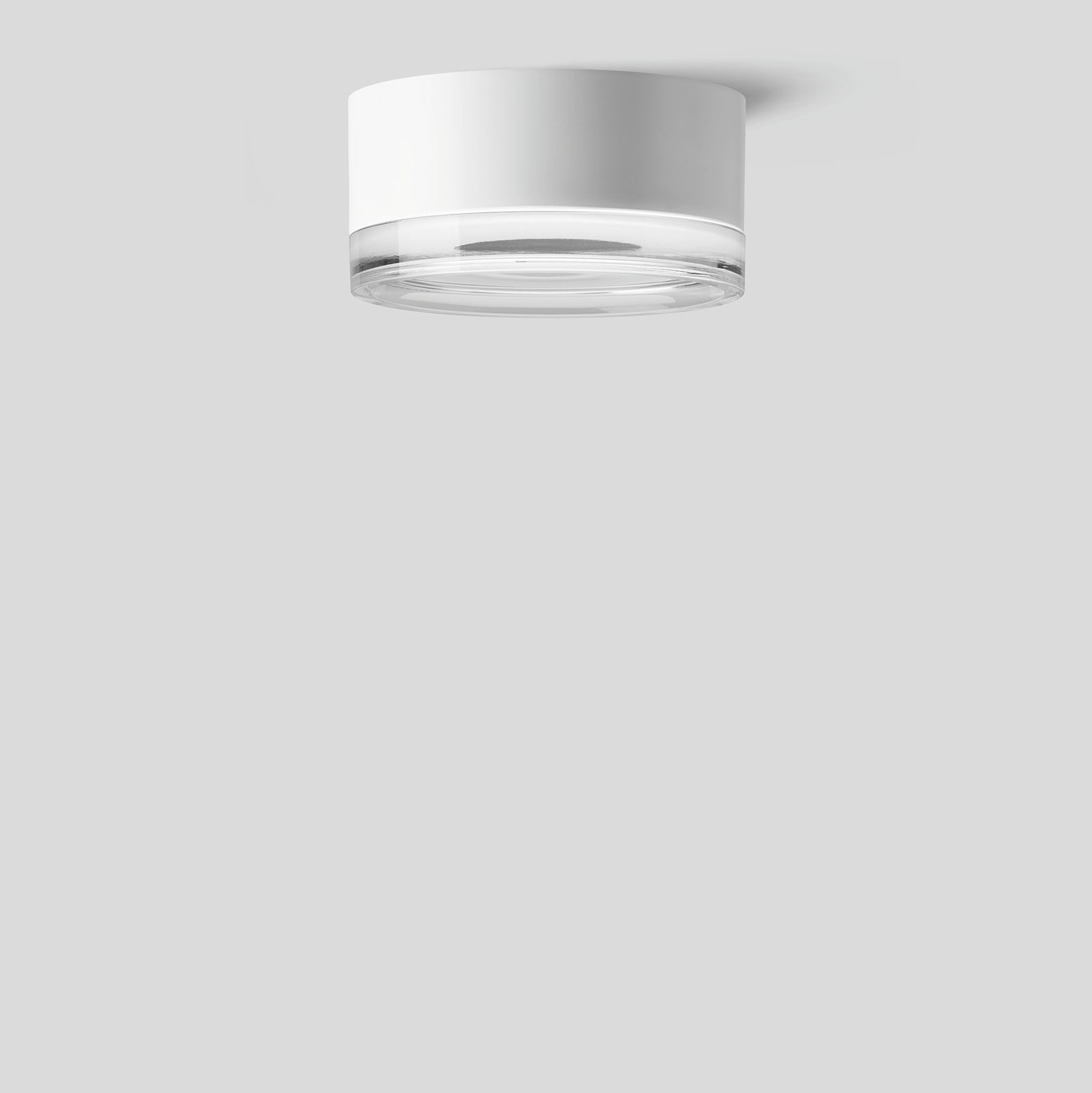 LED-Deckenanbauleuchte 19W 2700K 1998lm ws DALI Dimmung DALI IP20 Ø180x95mm
