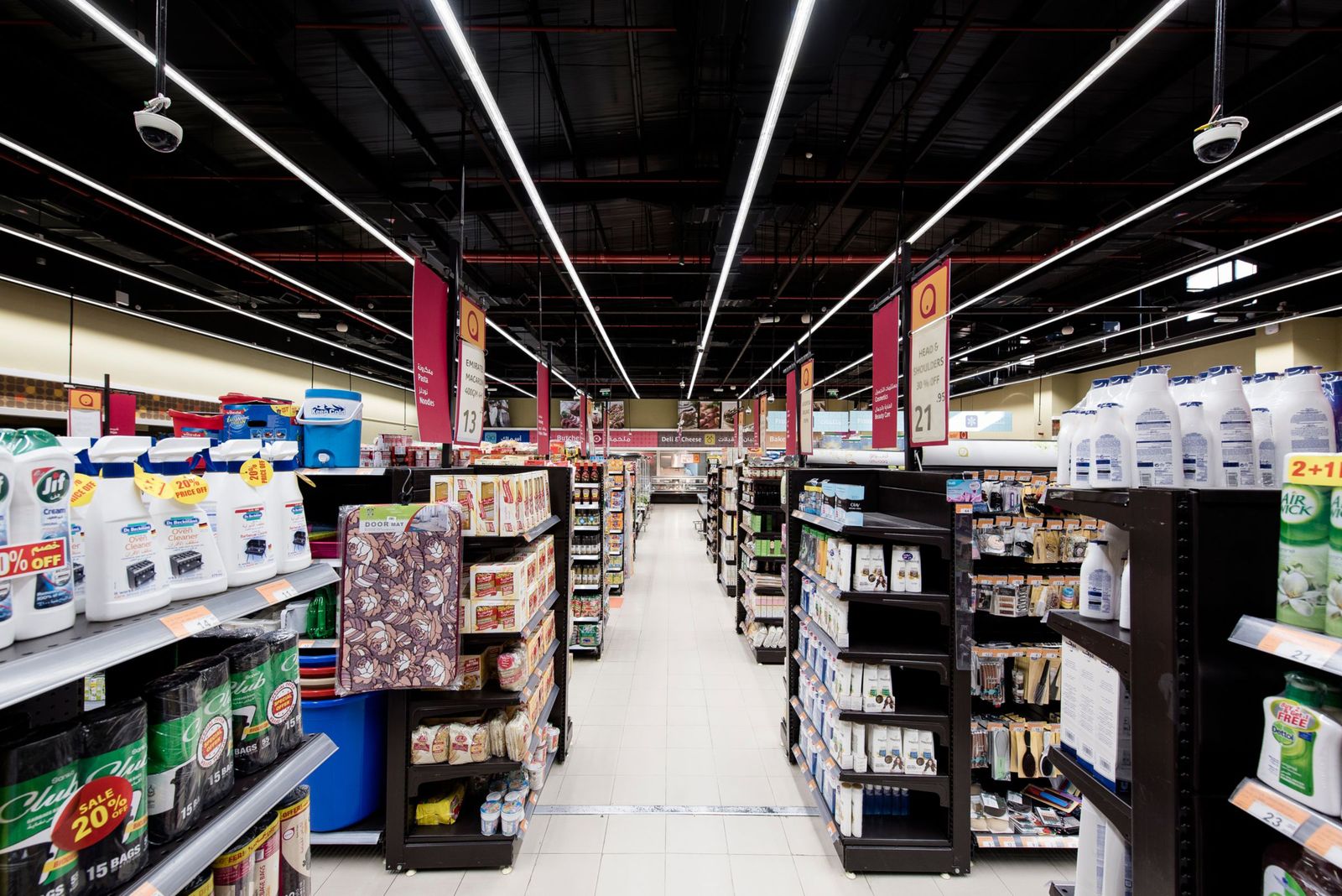 LED-Geräteträger 57W CoreLine 4000K 1LED 9000lm elektr.Trafo IP20 ws 80x3400x50mm