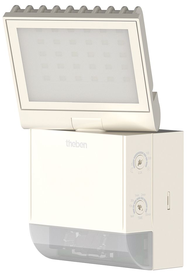 LED-Anbaustrahler 17W theLeda 4000K Kst 1800lm ws 2LEDs IP55 mt breitstrahlend