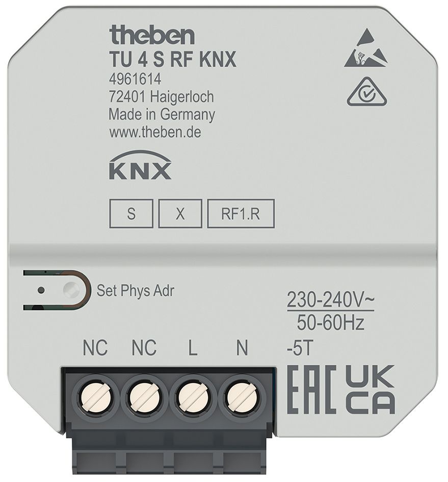 Binäreingang KNX Bussyste UP 4f KNX-RF (Funk)