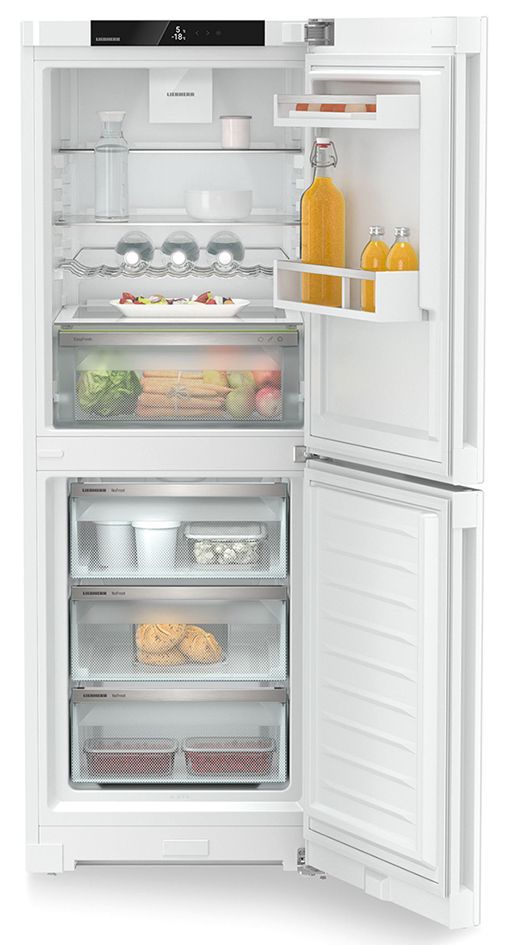 Kühl-/Gefrierkombi Stand D ws 177/103l 191kwh 1655x597x675mm NoFrost