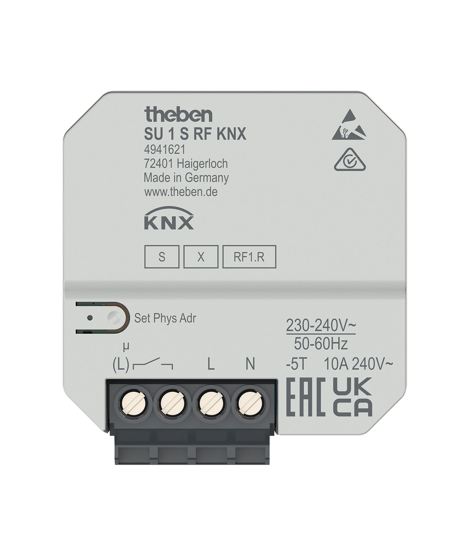 Schaltaktor KNX Bussystem UP TE 1f 16A 1800W 230V KNX-RF (Funk)