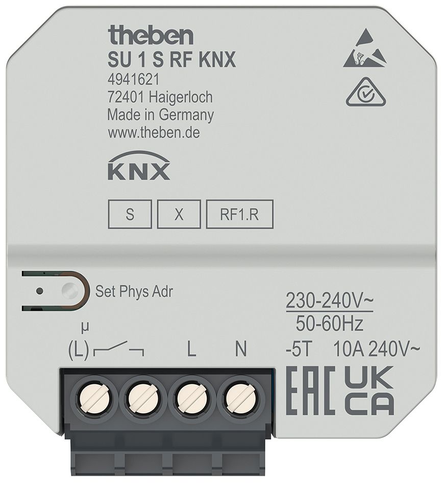 Schaltaktor KNX Bussystem UP TE 1f 16A 1800W 230V KNX-RF (Funk)