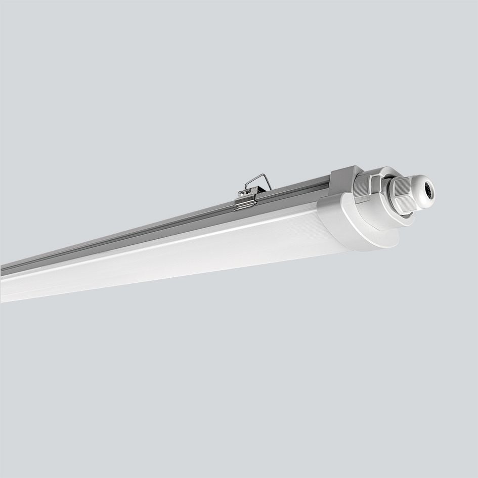 LED-Feuchtraumleuchte Monsun12 30W 4000K gr EVG IP65 1200x79x52mm