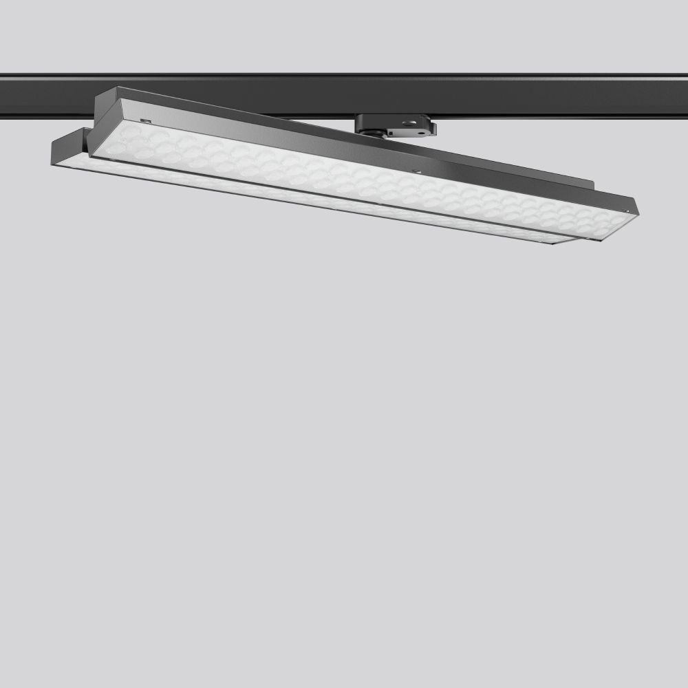 LED-Schienenstrahler 2x41 TX-MOVE 3000K 9050lm Dimmung DALI 2LEDs ST IP20 sw mt