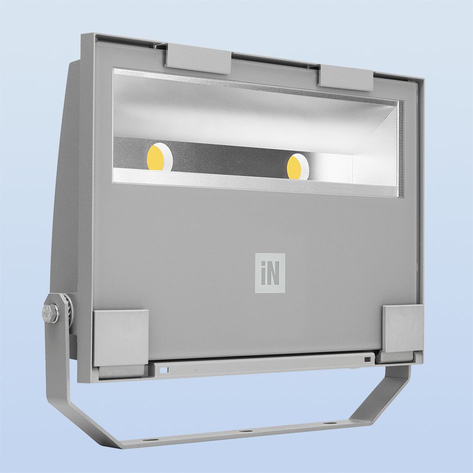 LED-Anbaustrahler 74W GUELL2 4000K 1LED 10030lm Alu IP66 gr mt RF:hochglänzend