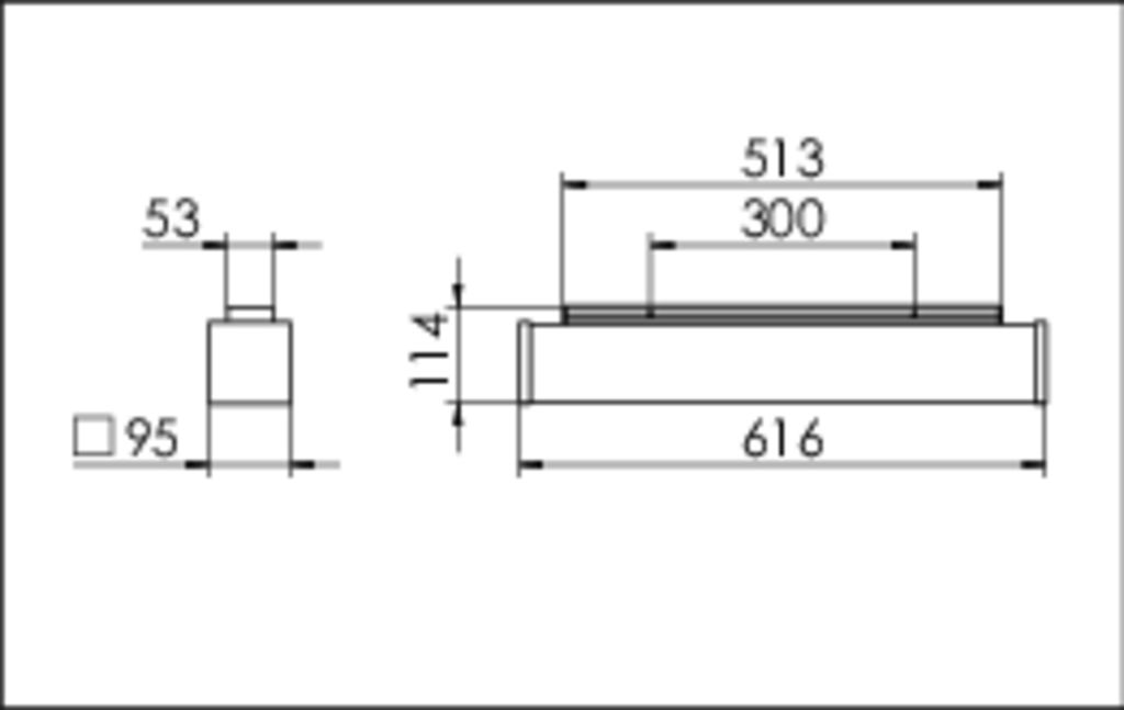 LED-Deckenanbauleuchte 18W 4000K 2420lm si Konv IP20 616x95x114mm