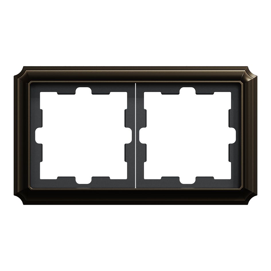 Rahmen 2f lows glz Kst Unterputzmontage Thermopl