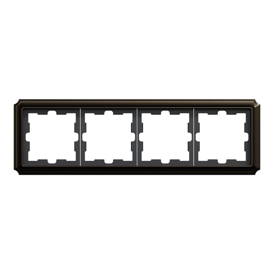 Rahmen 4f mokka glz Metall Edst