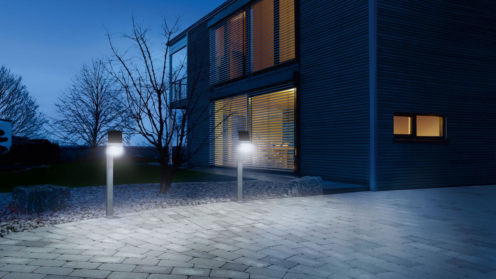 LED-Pollerleuchte 1,2W Solar IP44 3000K 150lm 1LED anth Alu Kst_tr BWM