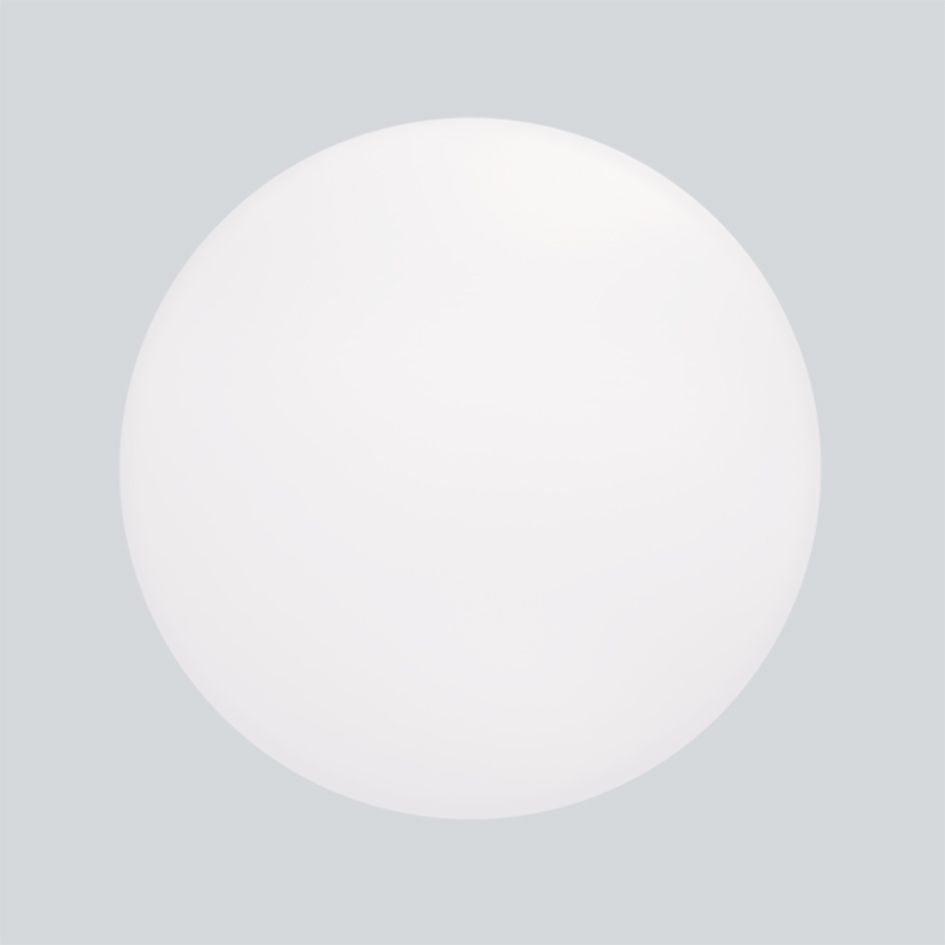 LED-Kunststoffleuchte Rondel 21W 2300lm 3000-4000K ws EVG IP44 Ø330x110mm
