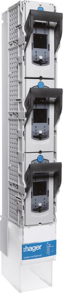 Sicherungsleiste NH2 1p 400A Abst.185mm Schienenmittenabstand 185 mm Schraub