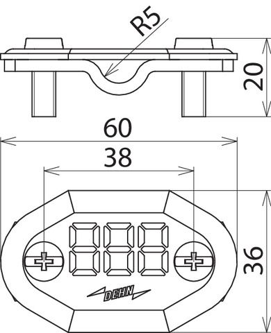 Bezeichnungsschild Alu unbeh Bez.Schild