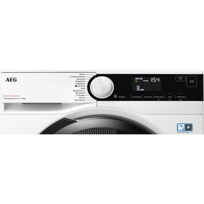 Wärmepumpentrockner A+++ 8kg ws 64dB re wechslb Restzeit m.Innenbel