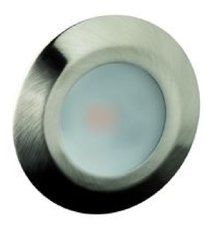 LED-Einbaustrahler 6W LARA 3000K 519lm eisen 1LED Alu IP44 gebürstet Ø/EB55mm