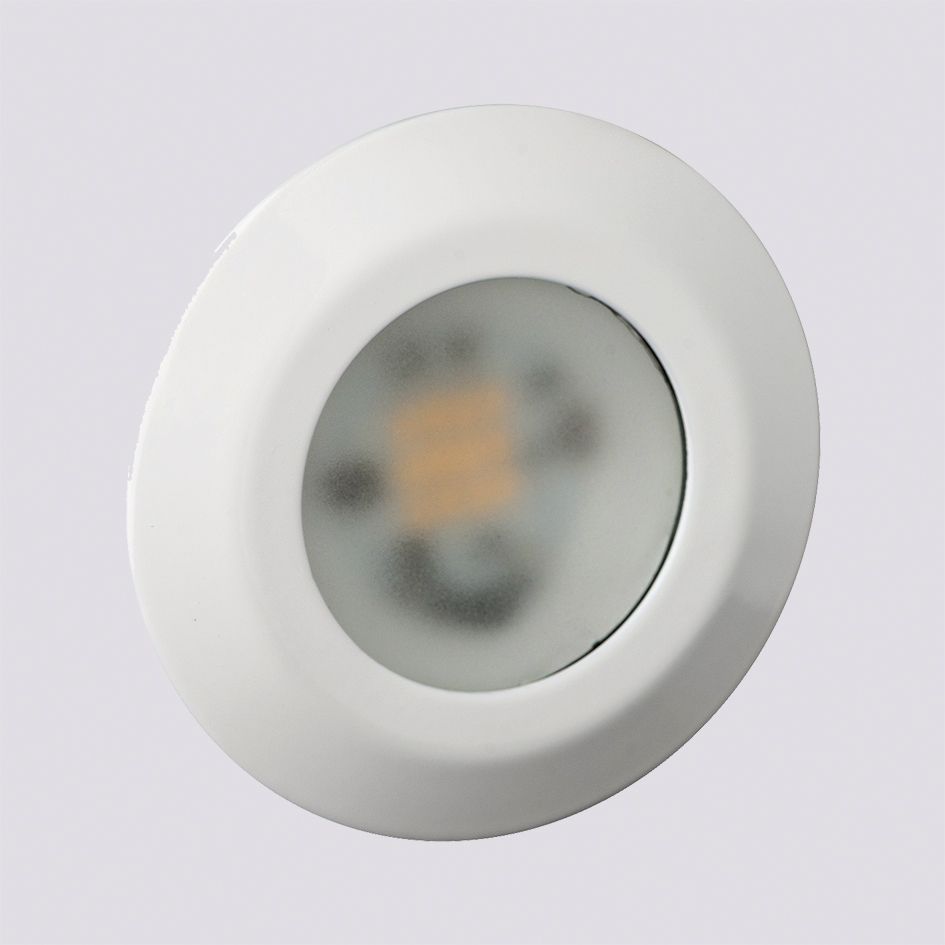 LED-Einbaustrahler 6W LARA 3000K 519lm eisen 1LED Alu IP44 gebürstet Ø/EB55mm