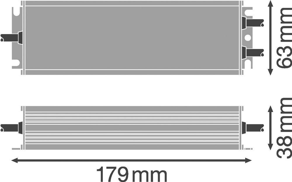 LED-Steuerung 40W 1670mA 24V IP66 1-10V Dimmung 1-10 V Metallgeh stat