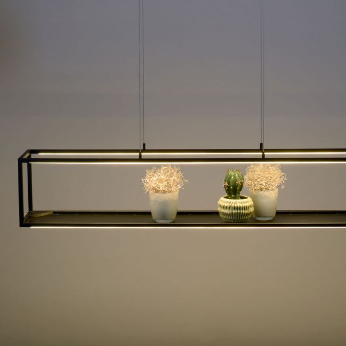 LED-Pendelleuchte 42W CONTURA 3000K 1LED 850lm sw LED nicht austauschbar sym IP20