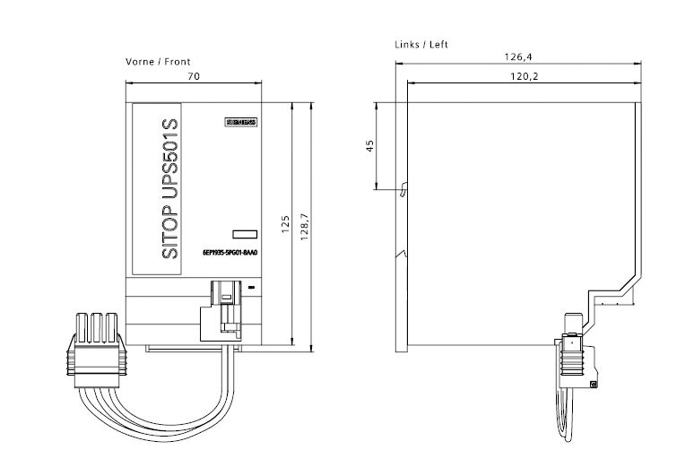 USV REG Offline 360VA 9min 22-29V 12x125x125mm