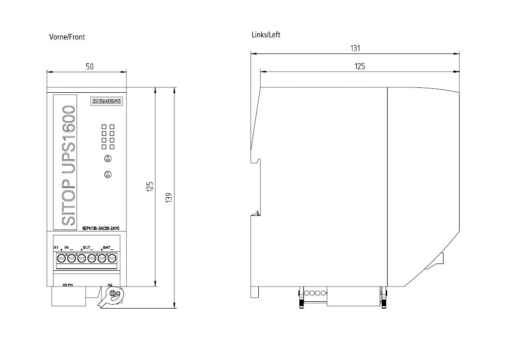 USV REG Offline 24V 5x139x125mm