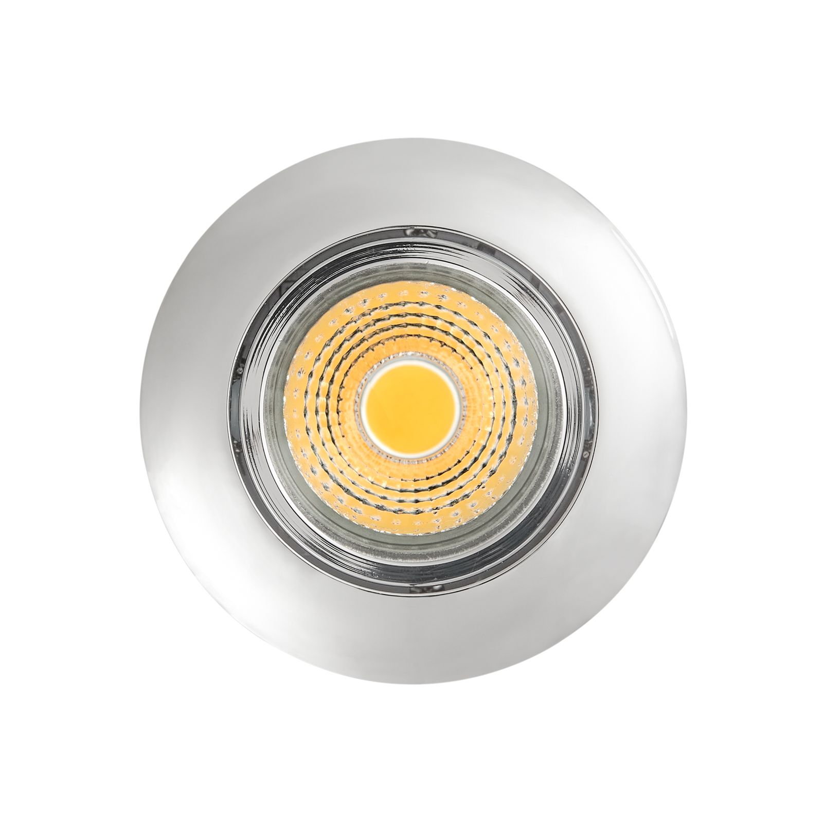 LED-Anbaustrahler 8W 4000K 630lm Konv chr glz 1LED Alu IP40 RF:hochglänzend