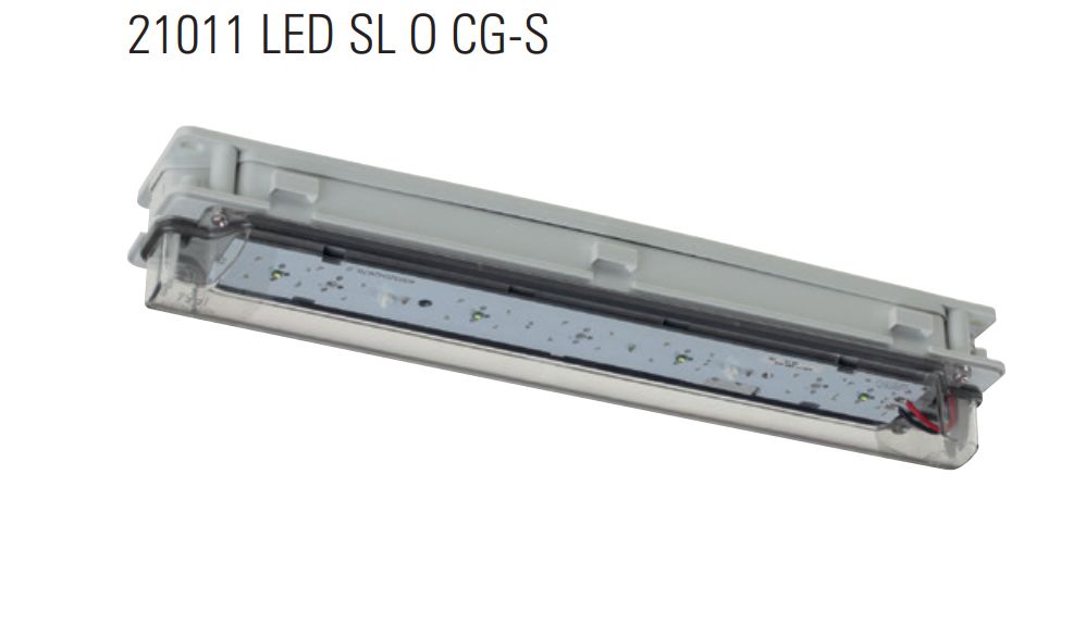 LED-Sicherheitsleuchte 5,8W 6500K 410lm IP54 4LEDs Wandanbau/Deckenanbau 32m