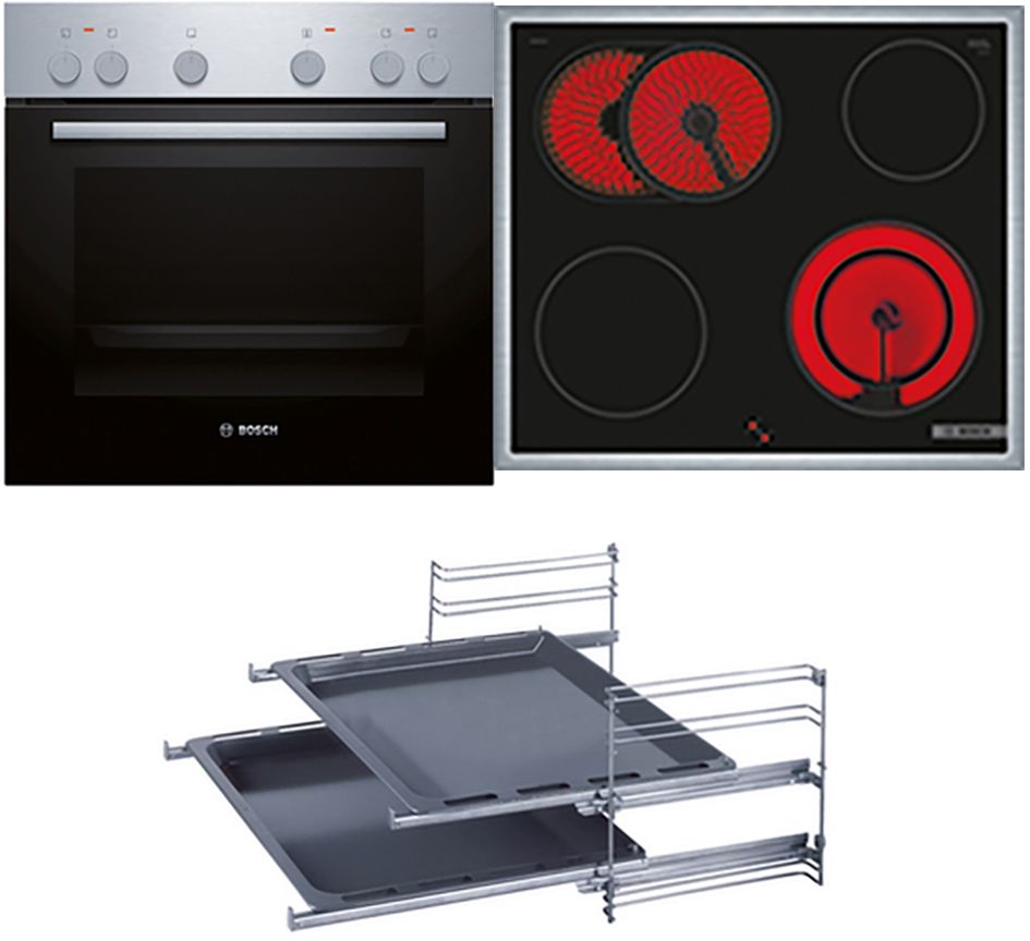 Herd-Set Glasker edst A Klapptür Um/Heißl. HEF010BR1+NKN64RGA2E+HEZ438201