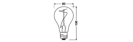 LED-Lampe FM E27 Vintage 1906 3,4W 1800K Filamentlampe ws 100lm G kl 320° AC