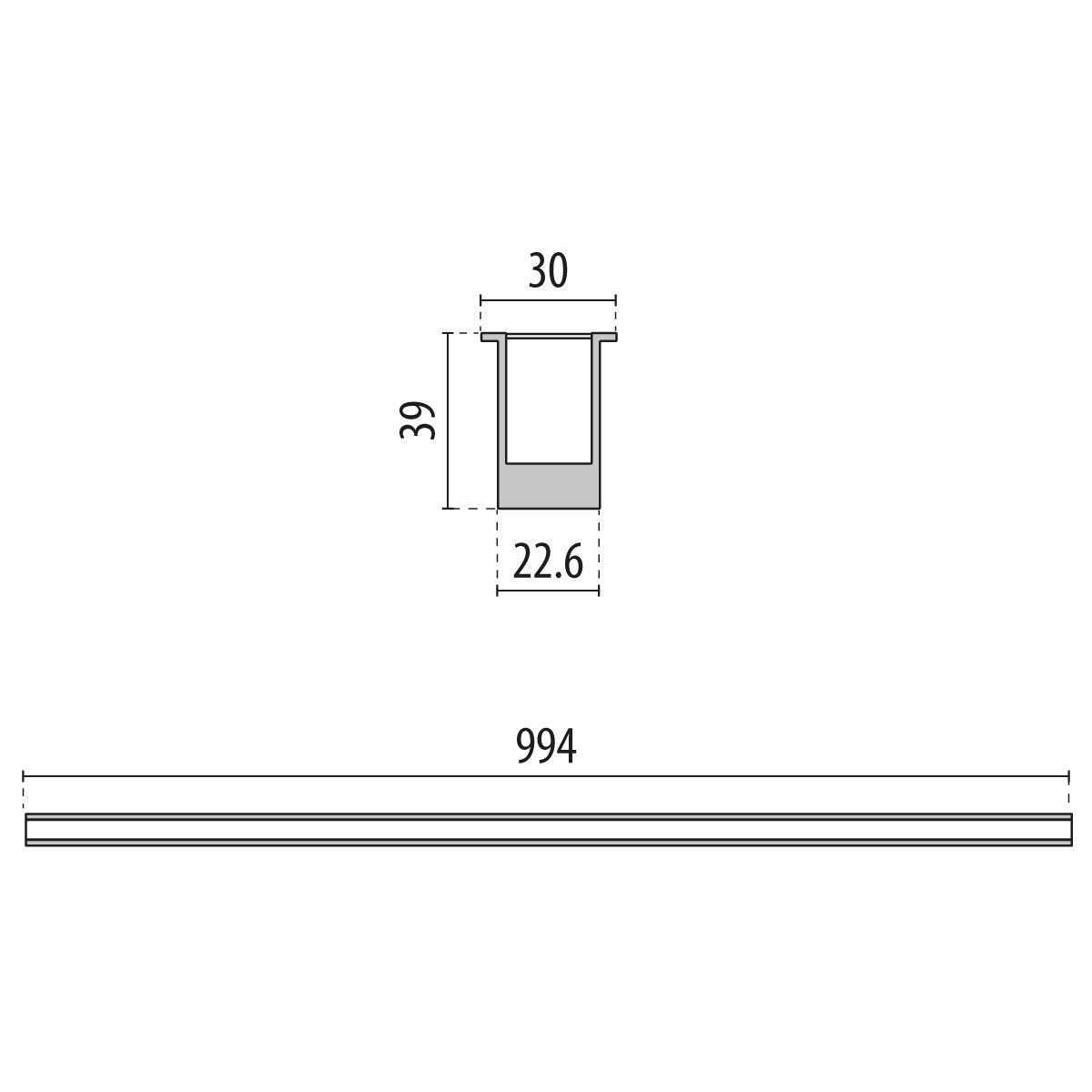 LED-Bodeneinbauleuchte 10W 3000K 330lm 48V IP67 LED nicht austauschbar 1LED al