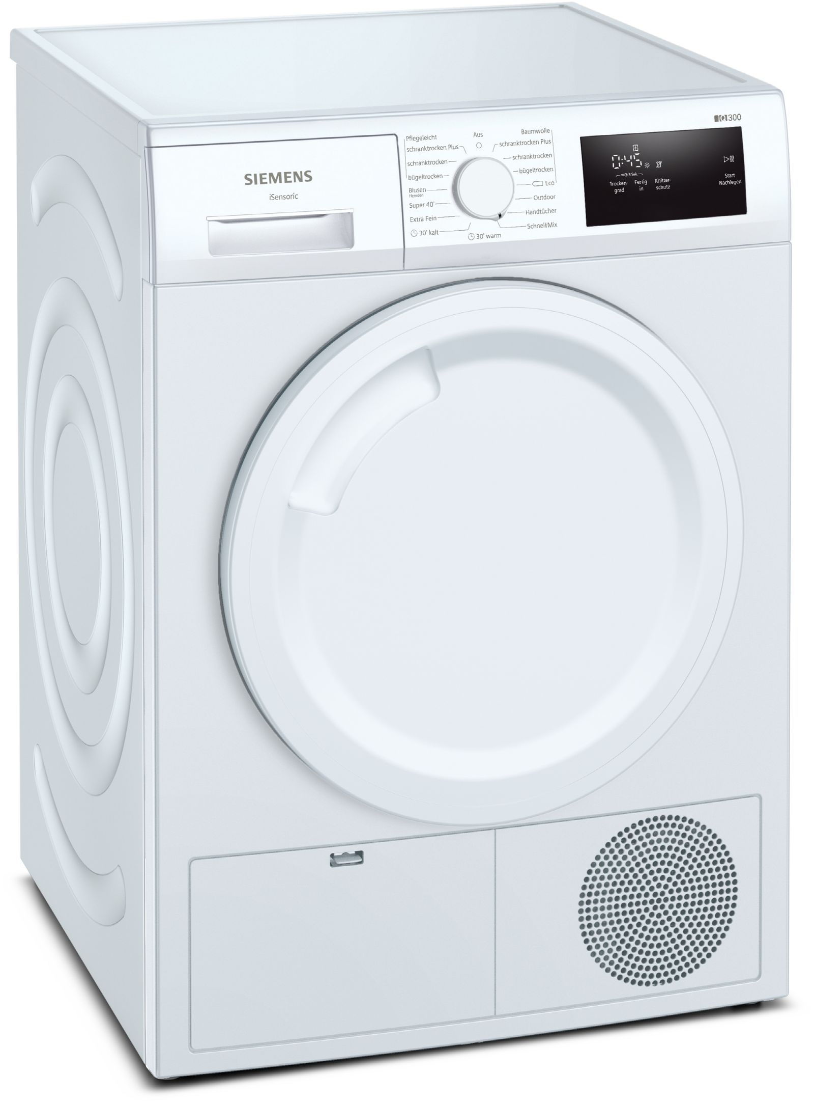 Wärmepumpentrockner A+ 7kg ws 65dB re stufenl Restzeit B598xH842xT613mm