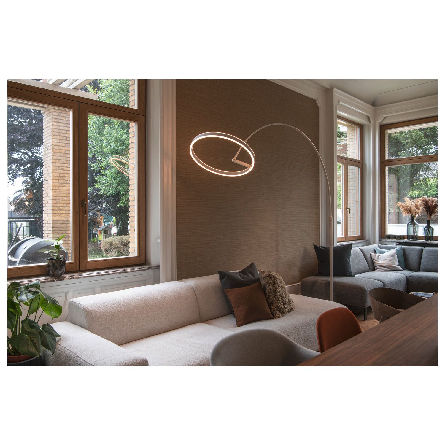 LED-Stehleuchte 22W 2700-3000K 1200lm ws Konv 2LEDs direkt m.Schalter