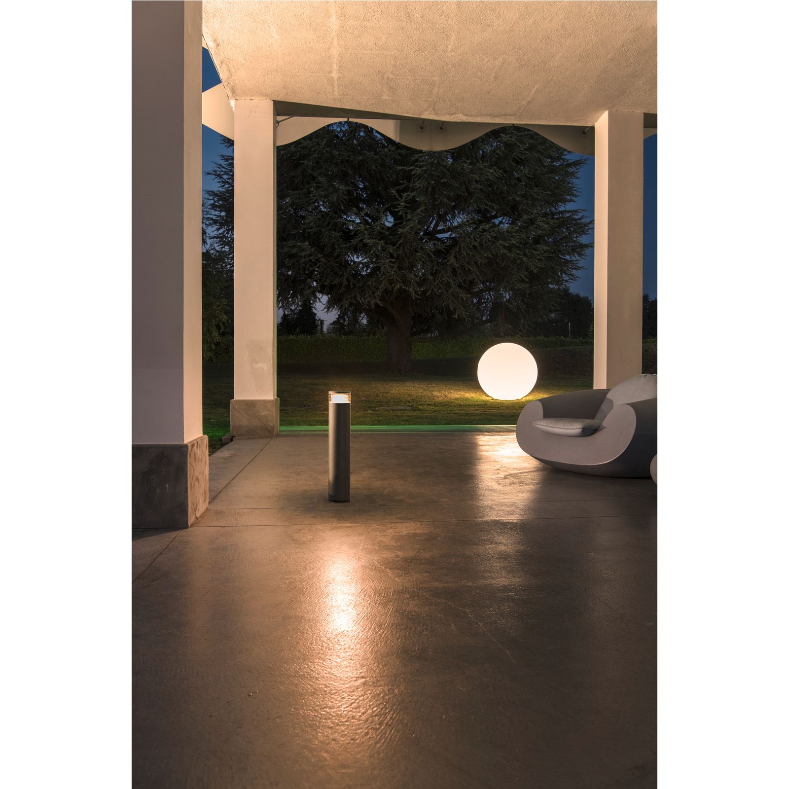 LED-Anbaustrahler 19W 2700-3000K 270lm Konv Dimmung DALI 1LED Alu IP65 anth mt
