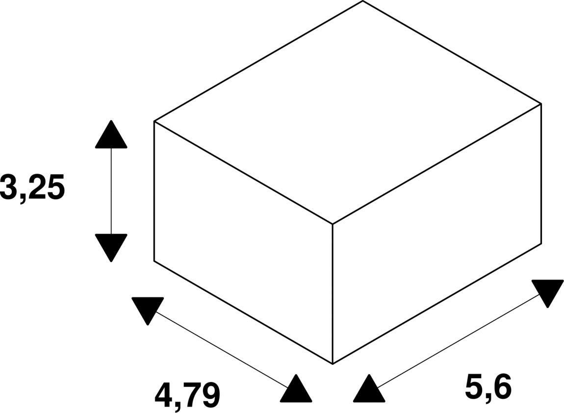 Endkappe sw Kst L47,9mm B56mm H32,5mm