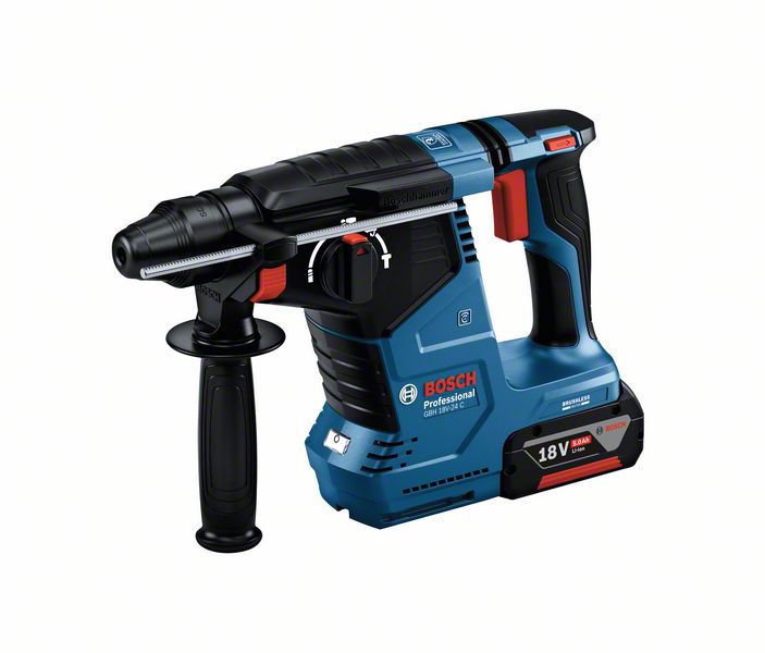 Akku-Bohrhammer 18V SDSplus Beton&#x3D;Ø24mm Stahl&#x3D;Ø13mm Holz&#x3D;Ø30mm 2,4J